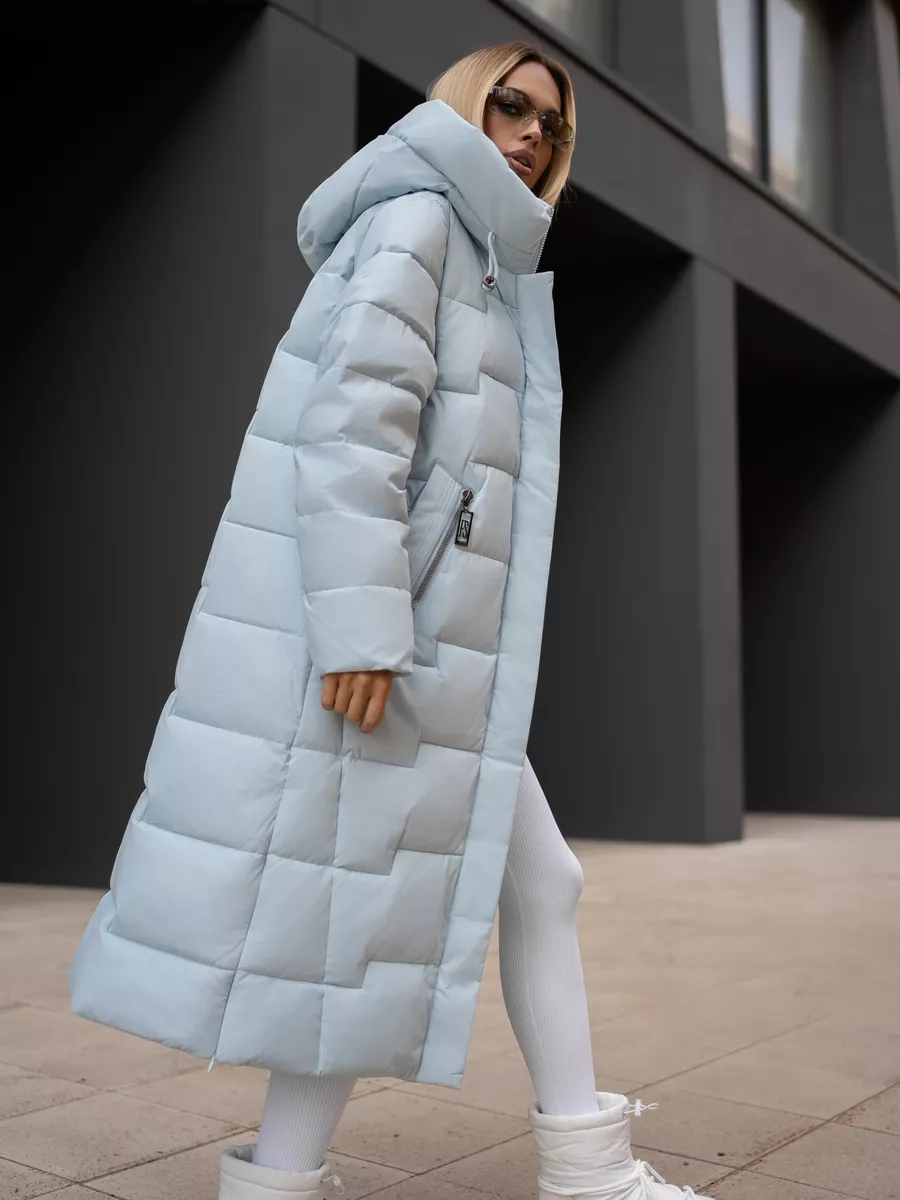 Длинный пуховик женский 2022 Oversize Celine