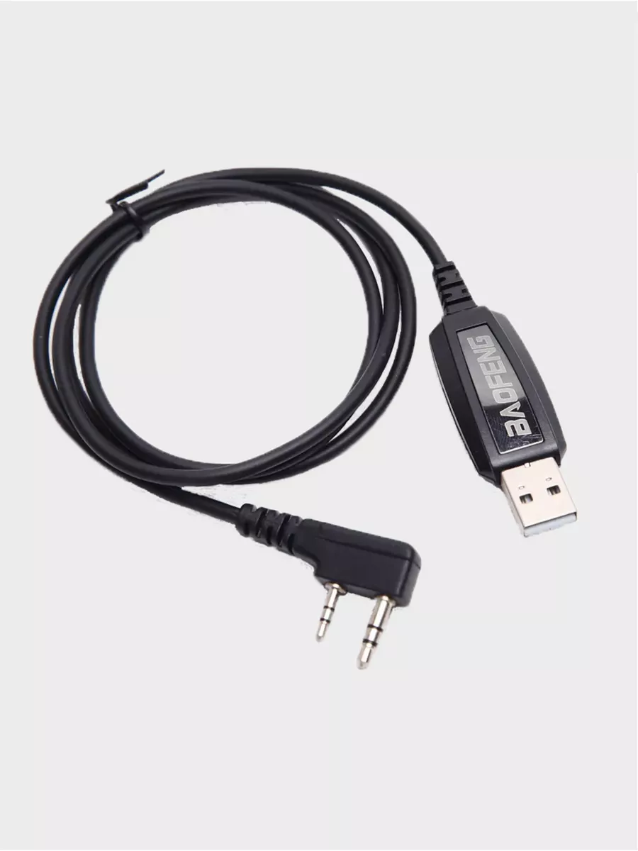 Характеристики кабеля для программирования раций Baofeng (CD, универсальный, USB)