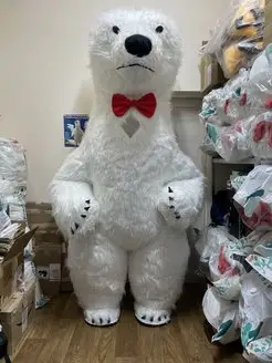 Новый костюм надувного медведя со съемными стопами