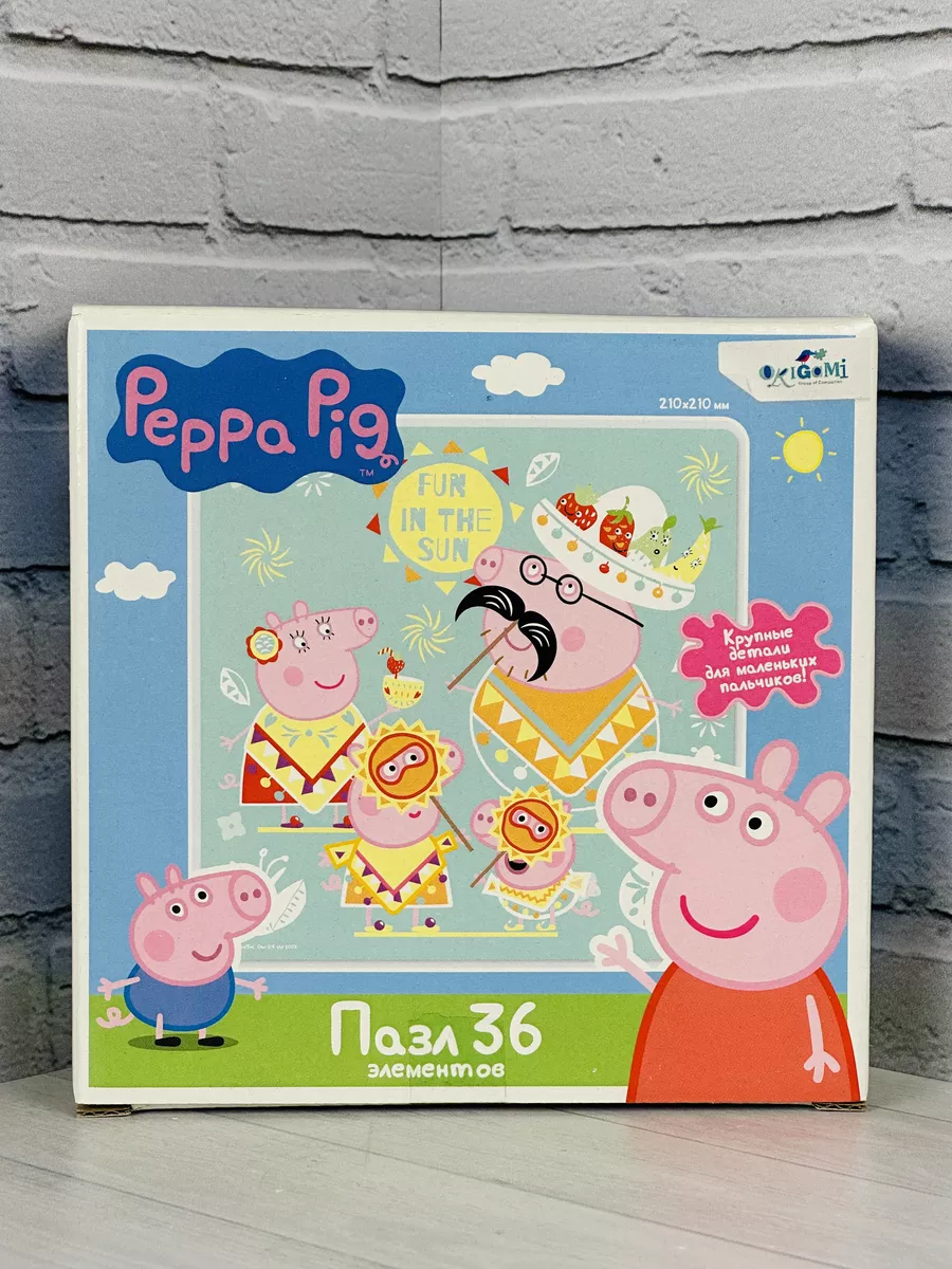 Паззл Свинка Пеппа Peppa Pig игрушка игра мозаика герои