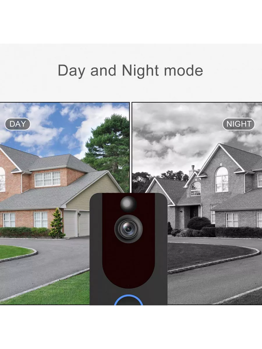 Умный беспроводной видеодомофон для дома Video Doorbell купить по цене 1  602 ₽ в интернет-магазине Wildberries | 105215133