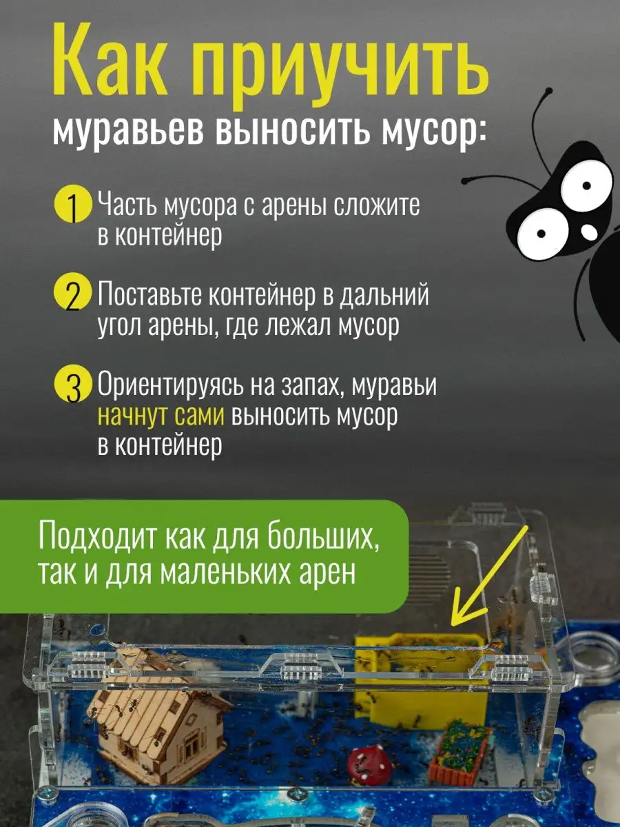 Barsid ant Мусорка для муравьев